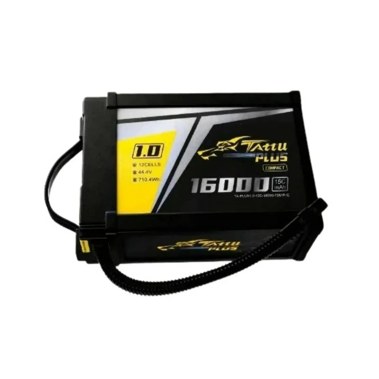 tattu-plus-16000mah-444v-15c-12s1p-lipo-smart-battery-pack-with-as150u-plug