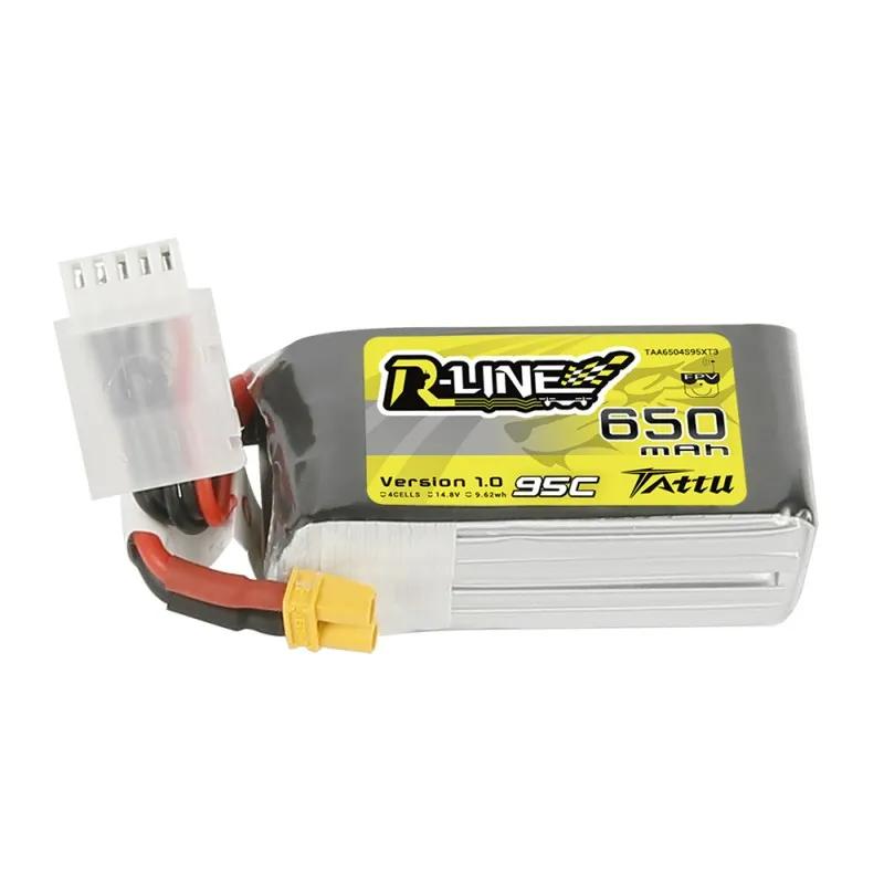 tattu-r-line-v10-650mah-95c-4s1p-lipo-battery-with-xt30-plug-for-fpv-racing-drones