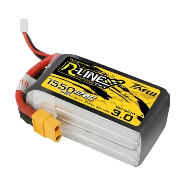 tattu-r-line-v30-1550mah-120c-4s1p-lipo-battery-with-xt60-plug-for-fpv-racing-drones