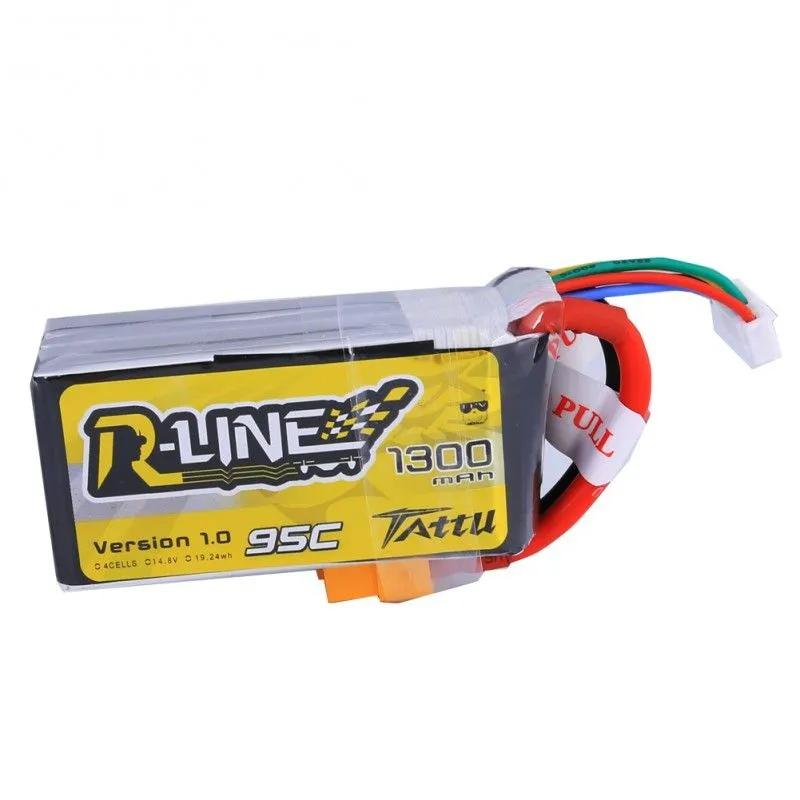 tattu-r-line-v10-1300mah-95c-4s1p-lipo-battery-with-xt60-plug-for-fpv-racing-drones